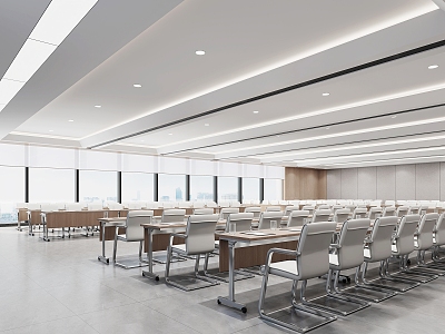 Large conference room 3d model