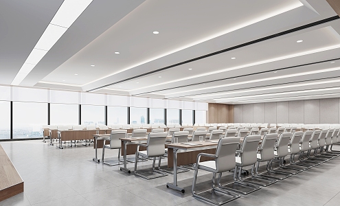 Large conference room 3d model