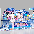 Commercial Equipment For Promotion Carnival With Display Stands Counters Balloons And Product