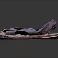 Purple Sandals With Cross Strap Design Fabric Upper And Soft Sole Casual Comfortable Footwear