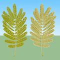 Natural Green Leaves Wall Decor With Fresh Design For Home Interior