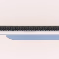 Architectural Building Exterior Wall Featuring Decorative Cornice Trim And Smooth Surface Finish Design