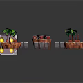 Modern Game Scene Game Level Level Art Game 3d model