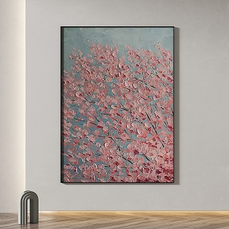 Simple abstract decorative painting 3d model