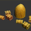 haystack haystack haystack haystack haystack hay outdoor item realistic 3d model