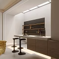 Modern Minimalist Living Room Interior Design With White Sofa Round Coffee Table And Cozy Chair
