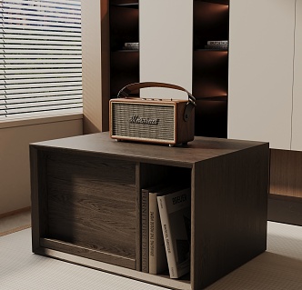 Modern Bedside Cabinet 3d model