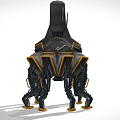 Robot Machine Fighting Robot Mechanical Instrument Future Warrior Future Fighting Machine 3d model