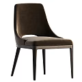 Modern Accent Chairs With Light Gray Fabric Dark Brown Velvet And Wooden Legs