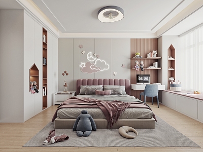 Modern Children's Room 3d model