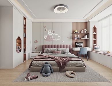 Modern Children's Room 3d model