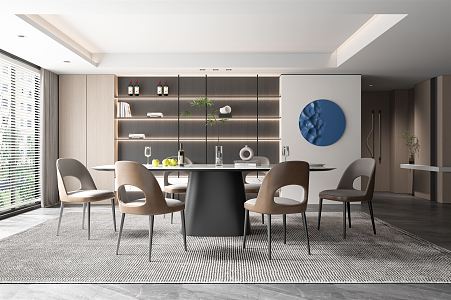 Modern Restaurant 3d model