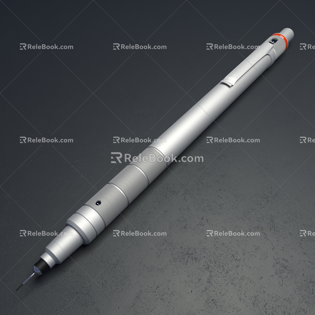 Modern mechanical pencil Japanese mechanical pencil 3d model