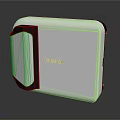 White Fotoslax Electronic Device With Black Trim For Photo Processing