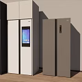Refrigerator Smart Refrigerator Open Door Refrigerator Double Door Refrigerator 3d model