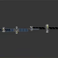 Multiple Satellites With Solar Panels Antennas And Metallic Structures In Space