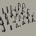 Faucet combination 3d model