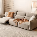 Modern Three-Seat Sofa Multi-Seat Sofa Two-Seat Sofa 3d model