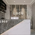 Modern Hair Salon Interior With Styling Chairs And Large Wall Mirrors
