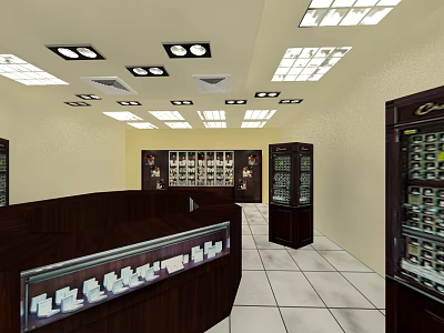 Modern Jewelry Store Jewelry Store 3d model