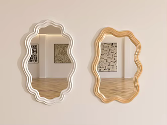Curved mirror 3d model