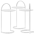 Modern Side Tables With Metal Frame Round Top And Different Colors 3d model