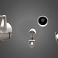 Projection Monitoring Security Camera System With Dome Bullet Wall Mounted Designs