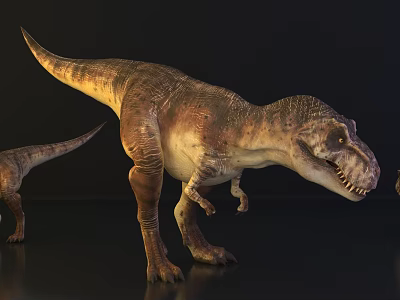 Modern dinosaur Tyrannosaurus Rex 3d model
