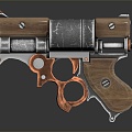 Vintage Pistol Antique Pistol 3d model