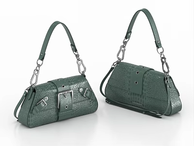 handbag tote bag lady bag wallet 3d model