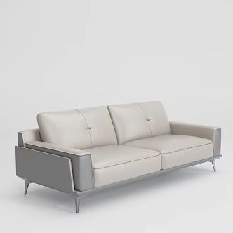 Modern Office Sofa Leather Sofa 3d model