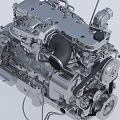 Industrial Engine With Precision Mechanical Components And Heavy Duty Structure For Industrial Machinery Applications