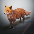 Modern fox Firefox Firefox 3d model