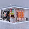 New Craftsmanship Era Specialty Store With Modern Design Circular Decor And Product Displays