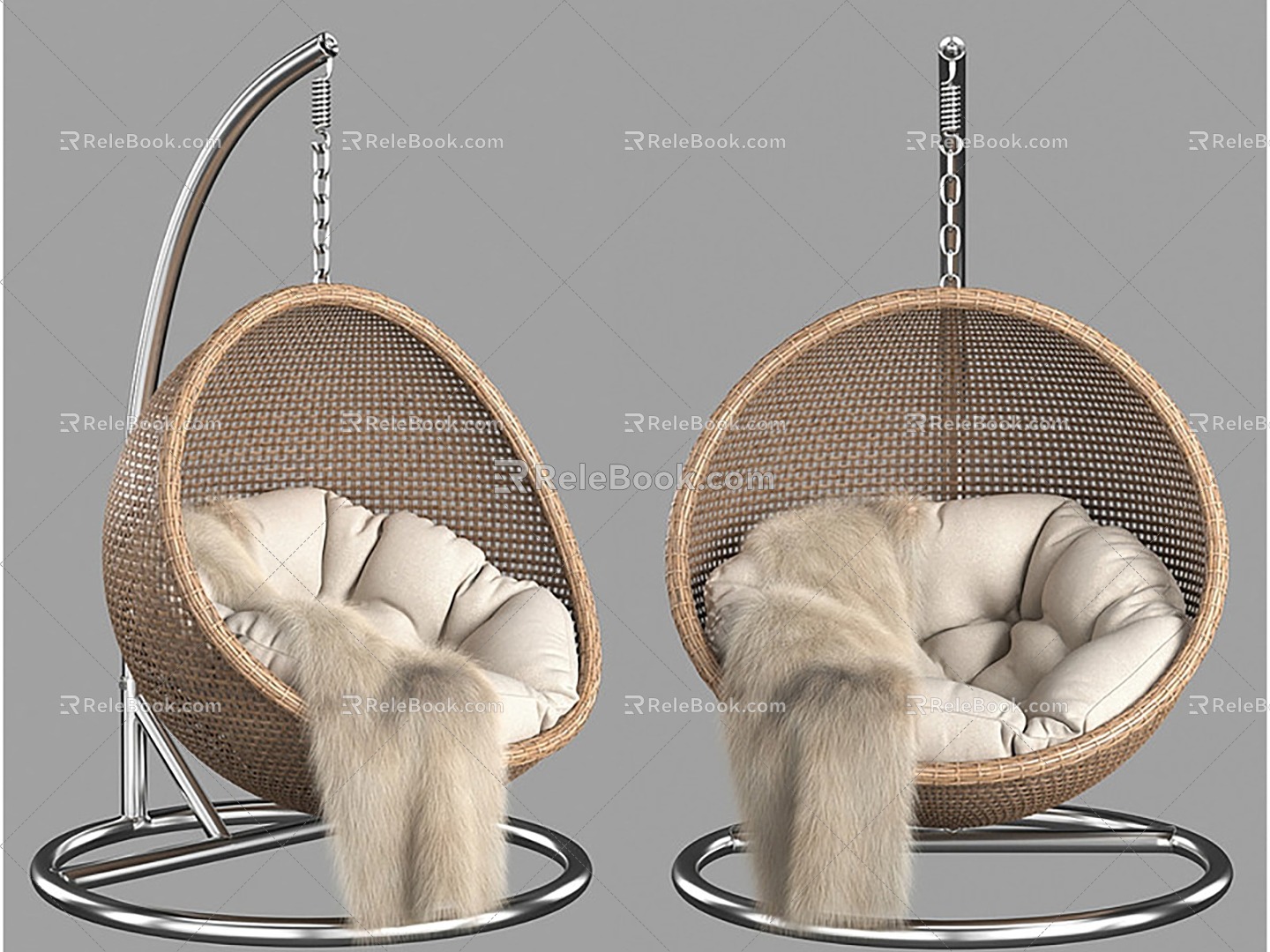 Hammock Hammock Hanging Basket 3d model