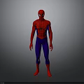 Spider Man Character In Classic Red And Blue Suit With Spider Logo