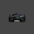 Game and Movie Character Black Sports Car with Sleek Design and Glossy Finish