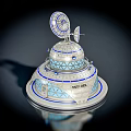 Advanced NEO 2050 Scientific Equipment With Dome Structure And Satellite Antennas
