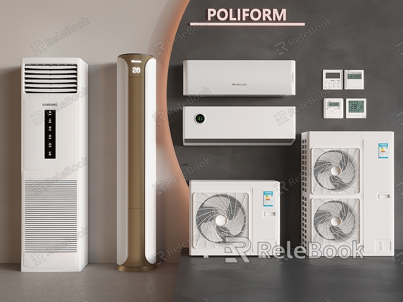 Vertical cylindrical wall-mounted air conditioner touch screen intelligent switch air conditioner controller wall-controlled air conditioner model