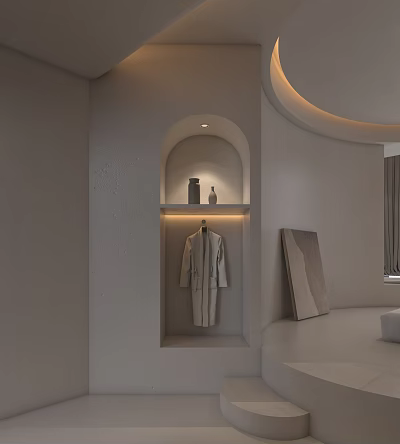 Silent Room Theme Hotel 3d model Silent Room Theme Hotel 3d model