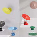 Modern Table Lamp Umbrella Table Lamp 3d model