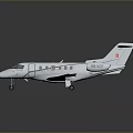 Small Silver Private Jet With Streamlined Design Tail Wing And Reflective Surface