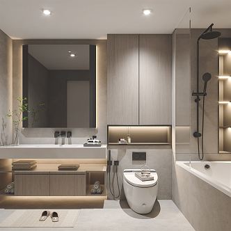 Modern toilet 3d model