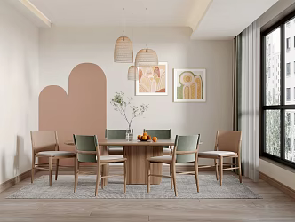 Nordic Restaurant 3d model