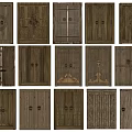 Various Wooden Double Doors Designs with Intricate Carvings and Diverse Styles