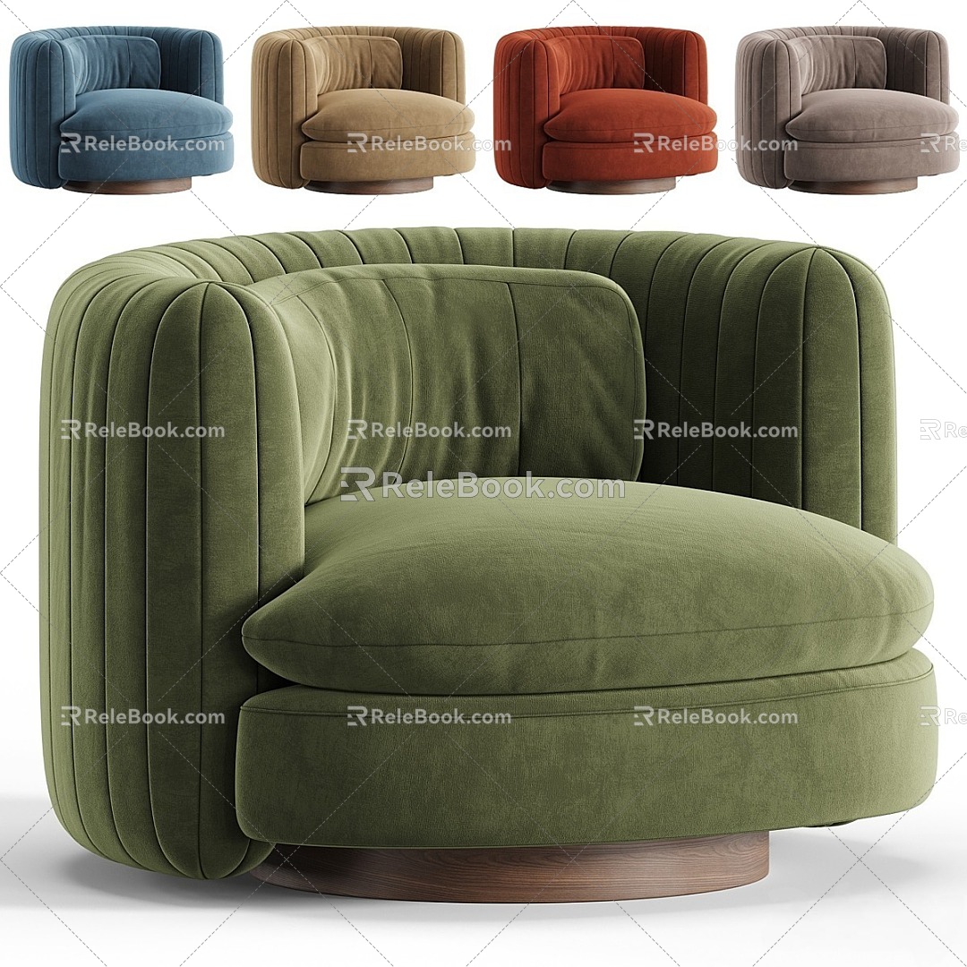 Casual Sofa Combination Casual Sofa Living Room Sofa Multi-Person Sofa Pillow Pillow Home Furniture Simple 3d model