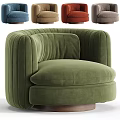 Modern Casual Sofa Set with Velvet Upholstery Curved Armrest and Multiple Color Choices