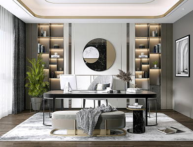 Light Luxury Study 3d model