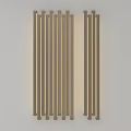 Modern Golden Vertical Strip Wall Lamps Design For Decorative Indoor Lighting