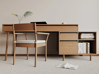 modern desk chair 3d model